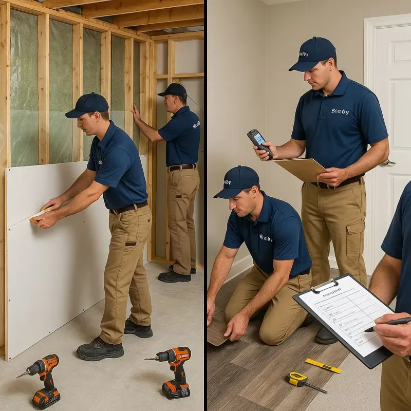 Repairs and Reconstruction process in White Bluff, TN