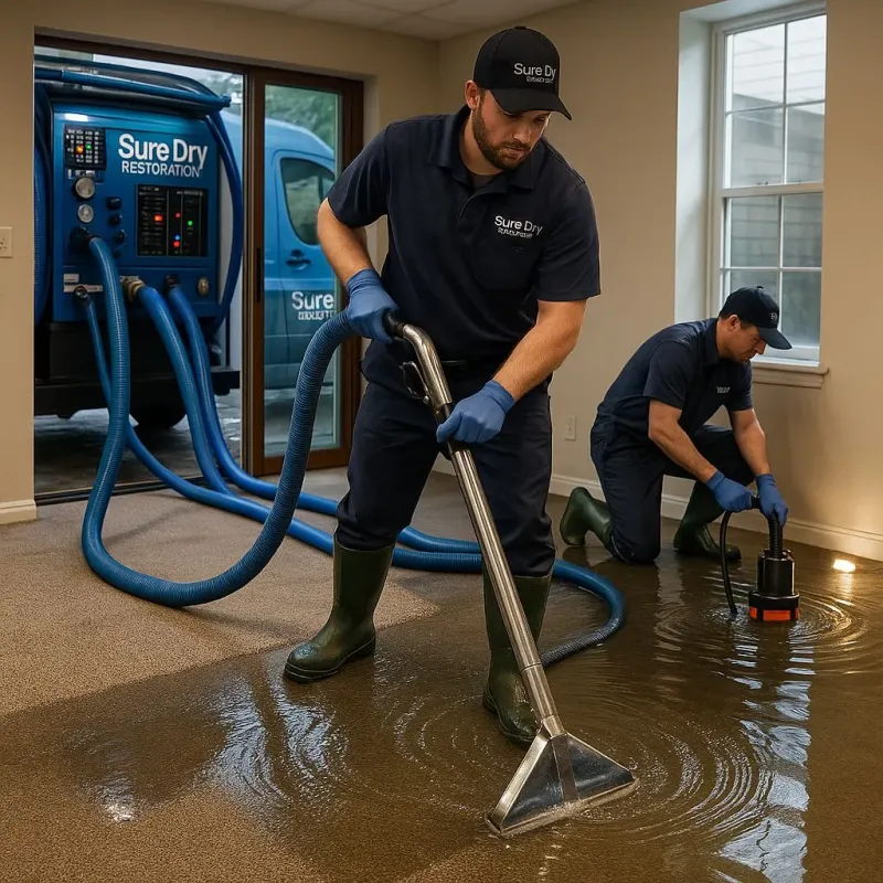 Water Extraction and Removal process in White Bluff, TN